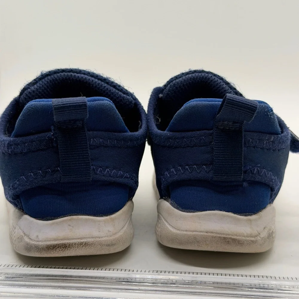 Nike Free RN Toddler Shoes Navy‎ Blue Hook and Loop Athletic Sneakers Size 6C